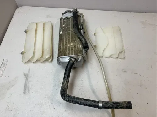 2008 Kawasaki KX65 Stock OEM Radiator Hoses Guards Clamps KX 65 Radiator Rad 08