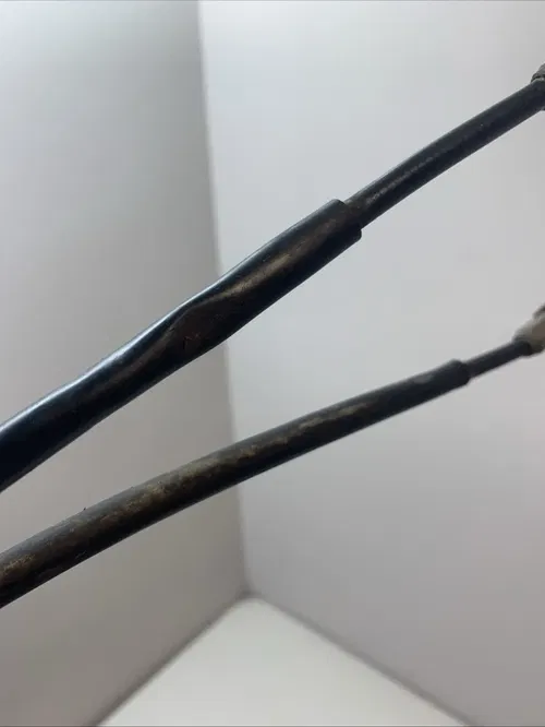1984 84 Honda XL250R xl250r OEM Throttle Cables Tube Assembly BROKEN TUBE