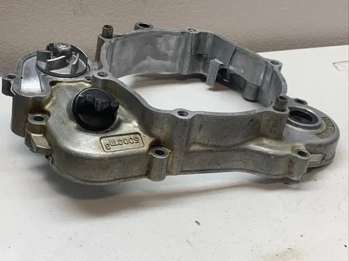 2008 YZ85 OEM Inner Clutch Cover With Water pump YZ 85 Clutch Case Cover DAMAGED