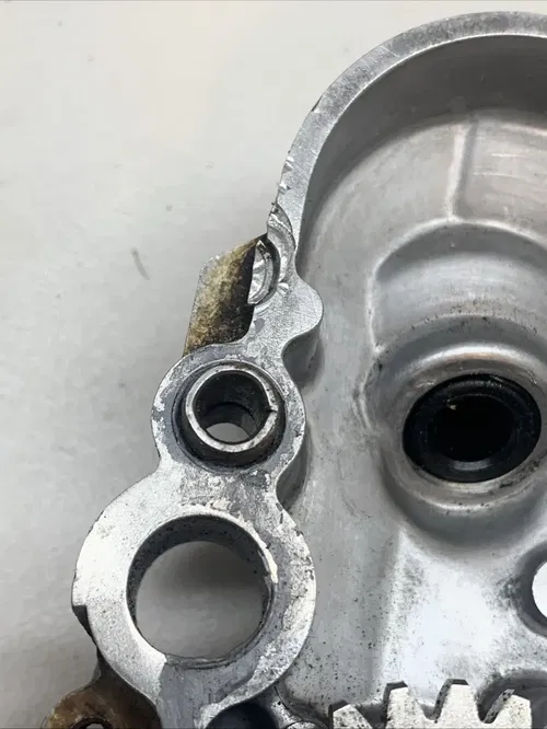 2008 YZ85 OEM Inner Clutch Cover With Water pump YZ 85 Clutch Case Cover DAMAGED