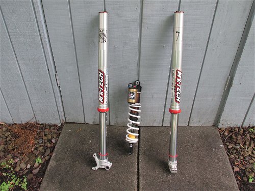 Complete MX Tech Pro Suspension Forks n Pro Shock (only 10hrs use)