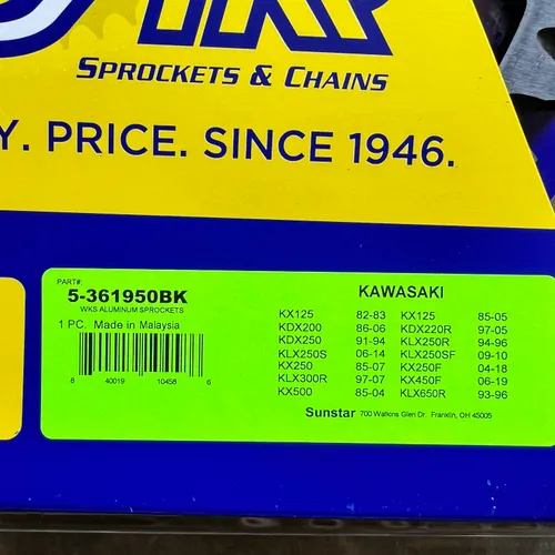 Sunstar Rear Sprocket