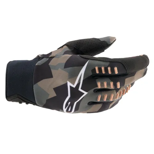 New Alpinestars SMX-E Offroad Gloves Black Camo Sand