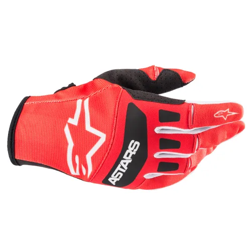 New Alpinestars Techstar Gloves Bright Red Black