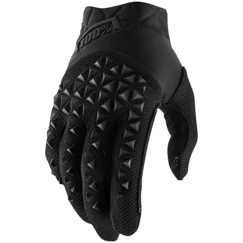 New 100% Airmatic Gloves in blk/charcoal