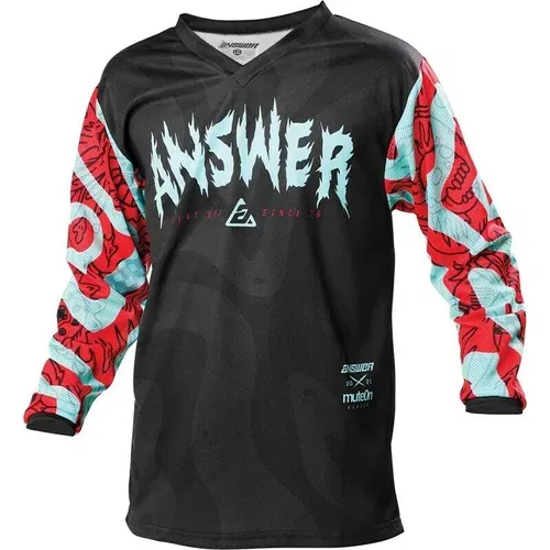New Answer Racing Arkon Hypno Youth Jersey seafoam/pink/tar 