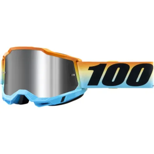 New 100% Accuri 2 Goggles - Sunset - Silver Free Shipping
