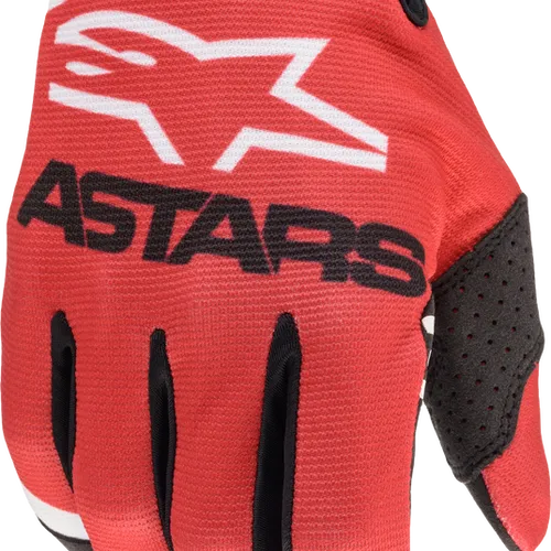 New Alpinestars Radar Gloves Red/Matt Blue/Neon MSRP $26 