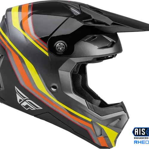 New Fly Racing Formula S.E. Speeder Helmet Black/Yellow/Red 