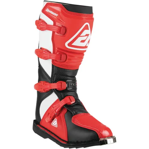 Answer Racing AR1 Race Boots Black/Red, 14