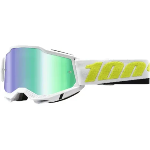 New 100% Accuri 2 Goggles - Peyote - Green Mirror Free Shipping