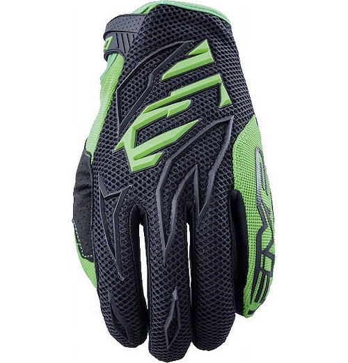 New Five gloves MXF3 medium blk/ flou green   Free Shipping