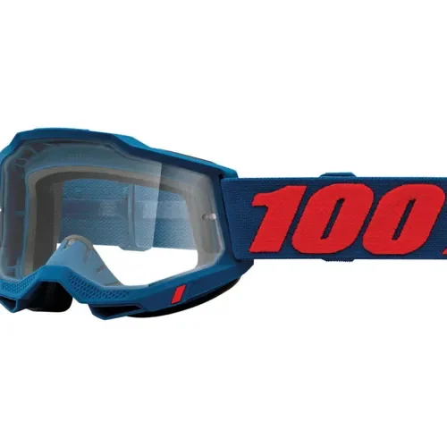 New 	100% Accuri 2 Goggles Odeon with Clear Lens MSRP $ 45