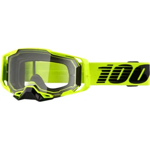 NEW 100% Armega Goggles - Nuclear Citrus - Clear Free Shipping