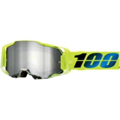 New 100% Armega Goggles - Koropi - Flash Silver Mirror MSRP $100