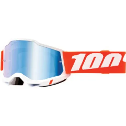 New 100% Accuri 2 Goggles - Sevastopol - Blue Mirror Free Shipping