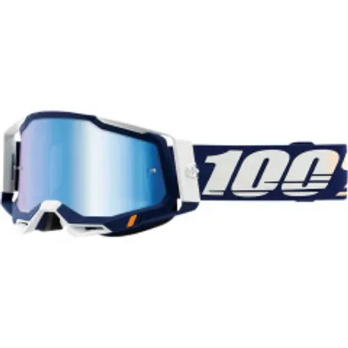 New 100% Racecraft 2 Goggle - Concordia - Blue Mirror MSRP $75 Free Shipping