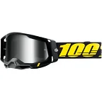New 100% Racecraft 2 Goggle - Arbis - Silver Mirror MSRP 75.00 Free Shipping
