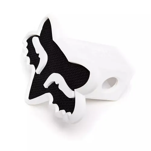 New Fox Racing Fox Head Trailer Hitch in White 16124-018-NS