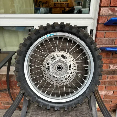 Yamaha Excel Takasago Rims And Tires Almost New Complete Wheels. 