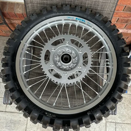 Yamaha Excel Takasago Rims And Tires Almost New Complete Wheels. 