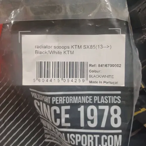 Radiator Scoops KTM SX85/2013