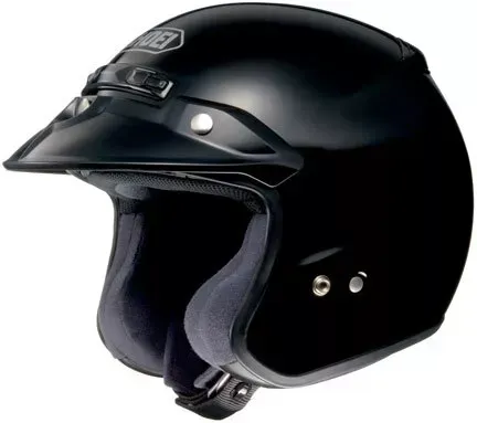 Shoei RJ Platinum R Solid Helmet Black XL SHOEI02-605