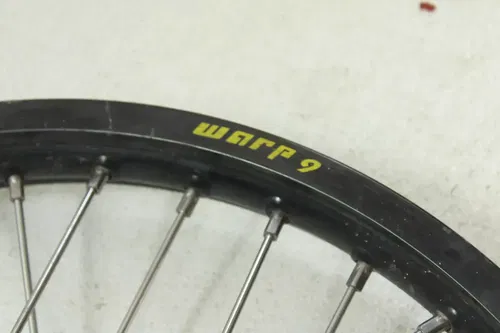 2004 Honda Crf450r Complete 21x1.60 Warp 9 Front Wheel  B4460