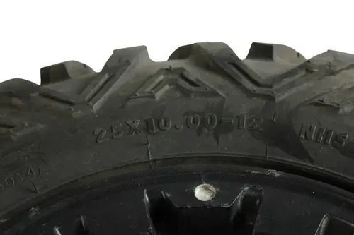 2008 YAMAHA GRIZZLY 700 OEM REAR BACK WHEELS RIMS W TIRES 25x10-12 B4450