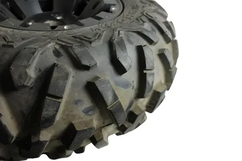 2008 YAMAHA GRIZZLY 700 OEM REAR BACK WHEELS RIMS W TIRES 25x10-12 B4450