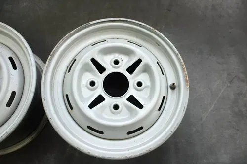 2007 Yamaha Grizzly 400 OEM 12x6 Front Rim Pair  B4472