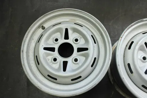 2007 Yamaha Grizzly 400 OEM 12x6 Front Rim Pair  B4472