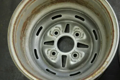 2007 Yamaha Grizzly 400 OEM 12x6 Front Rim Pair  B4472