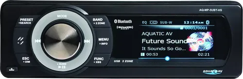 AQUATIC AV Harley Bluetooth Radio AQ-MP-5UBT-HS