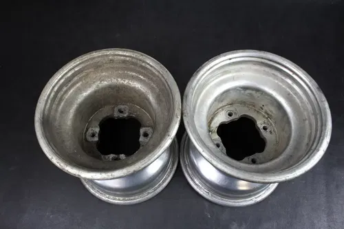 1996 Yamaha Warrior 350 OEM 9x8.5 Rear Wheel Set  B4382