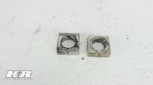 2005 Honda Crf 250X Rear Chain Adjustment Blocks OEM 05 CRF 205 X B4204