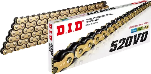 D.I.D. 520 VO Drive Chain Gold/Black 110 Links 520VOG110FB