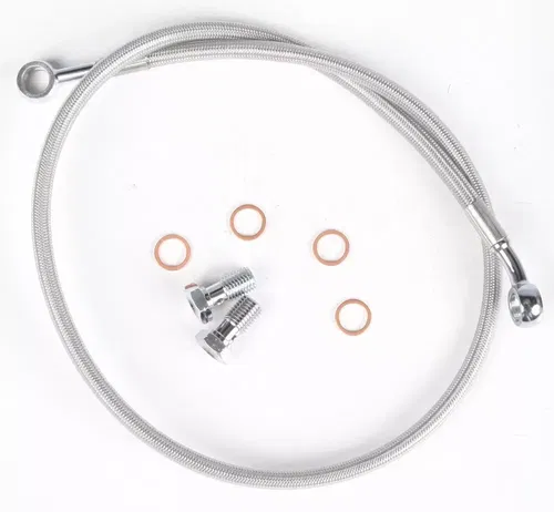 Streamline ATV Universal Braided Brake Line Kits Clear Rear 30" UNIV-R-30