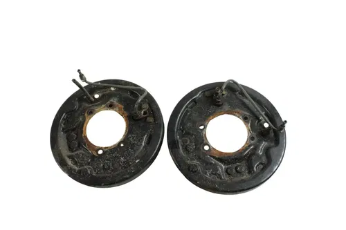 91-02 SUZUKI KING QUAD 300 OEM PLATE, BRAKE BACK RIGHT & LEFT BRAKE HUB B4505