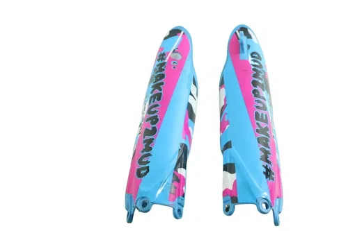 10-20 YAMAHA YZ250F OEM FRONT LEFT RIGHT FORK GUARDS SHIELDS COVERS B4500