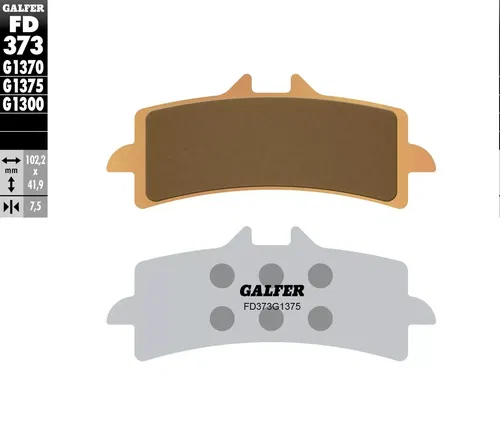 Galfer 1375 Performance/Track Day Brake Pads Front/Rear FD373G1375
