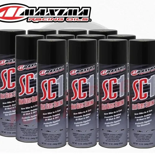 NEW Maxima High gloss SC1 Clear Coat Aerosol Spray 12 Cans 17.2 fl.oz