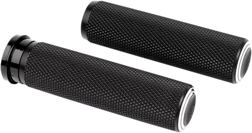 Arlen Ness Fusion Grips Black Dual Ring TBW 07-310