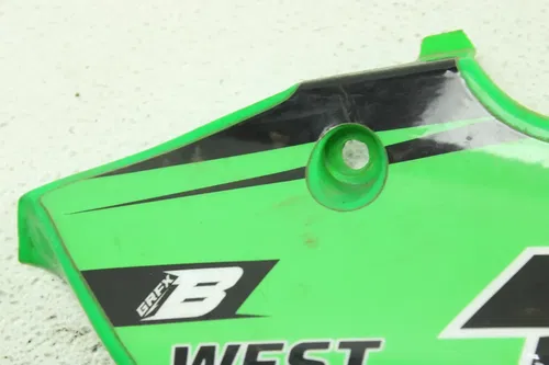 2014 Kawasaki Kx450f Right Side Number Plate  B4439