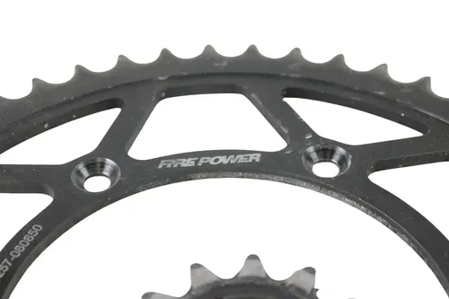 05-20 SUZUKI RMZ450 FIREPOWER FRONT REAR BACK SPROCKET COMBO STEEL B4509