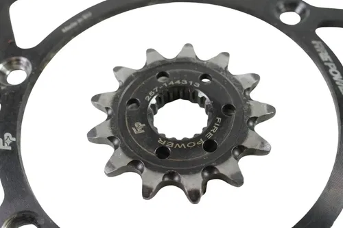 05-20 SUZUKI RMZ450 FIREPOWER FRONT REAR BACK SPROCKET COMBO STEEL B4509