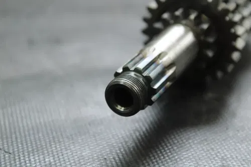 2018 Kawasaki Kx100 OEM Transmission Inout Shaft WITH Gears  B4423