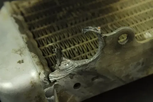 2014 Ktm 85sx OEM Damaged Left Radiator  B4484