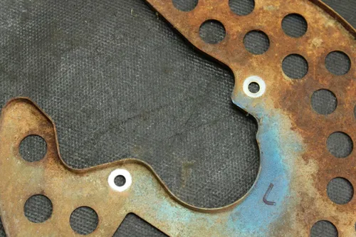 2001 Yamaha Raptor 660r OEM Front Left Brake Rotor Cover/Guard  B4458