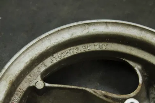 2009 Yamaha Vino 125 OEM 10X2.50 Front Wheel  B4475